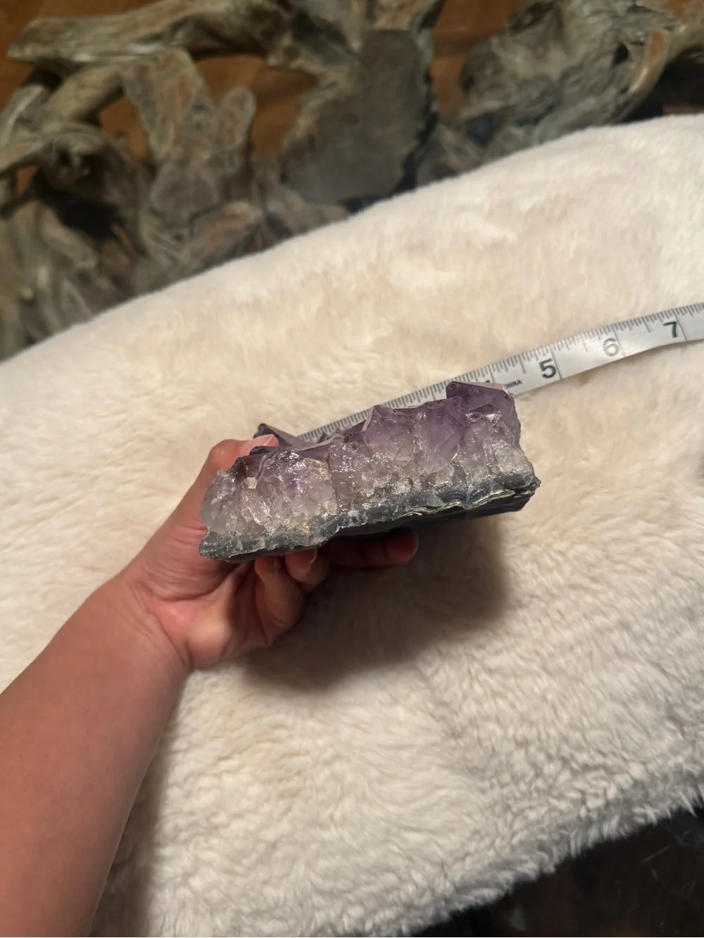 Amethyst Crystal Tealight Candle Holder